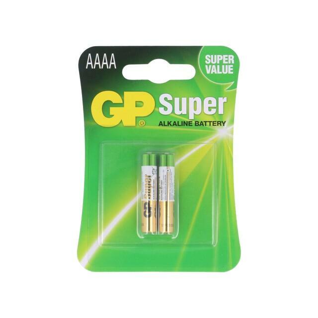 GP Battery: alkaline; AAAA; 1.5V