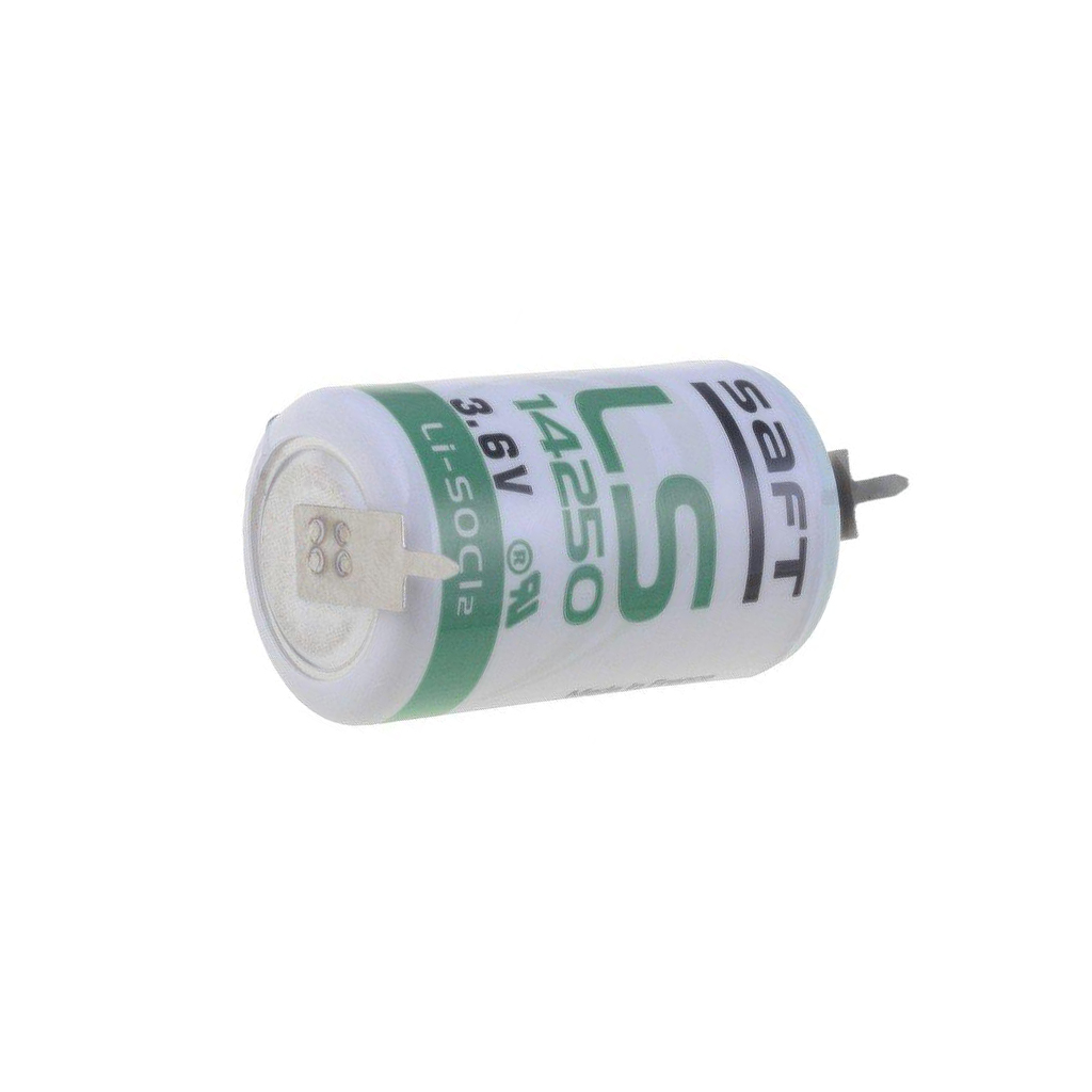 Battery: lithium; 1/2AA,1/2R6; 3.6V