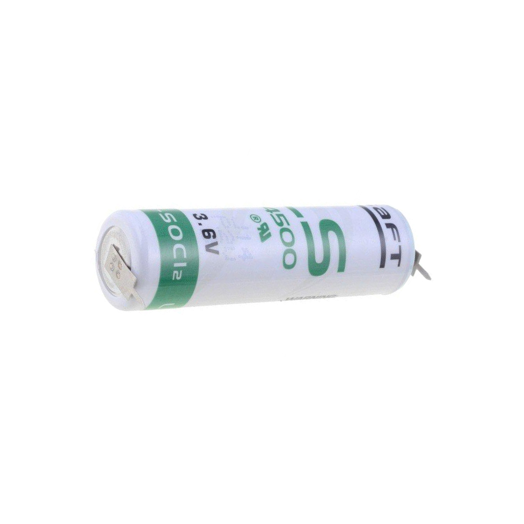 Battery: lithium; 14500; 3.6V; 2600mAh