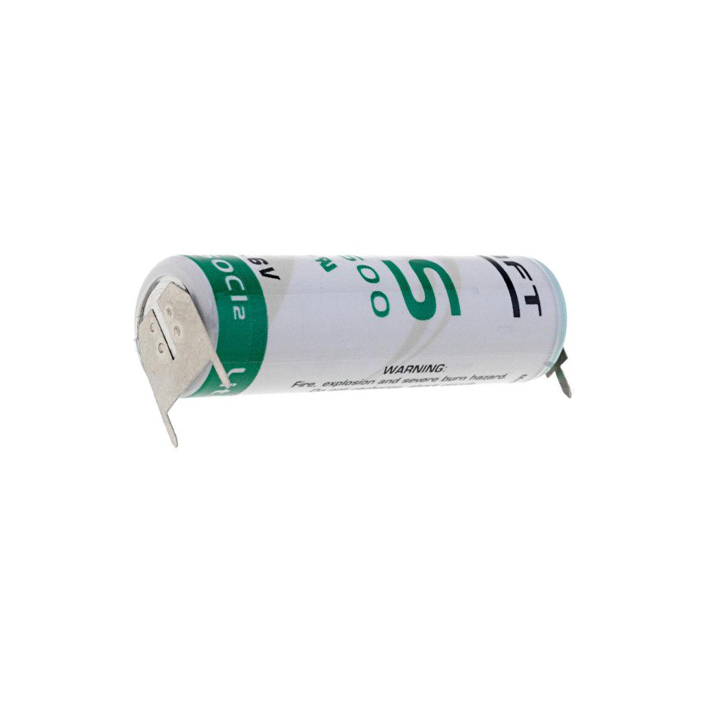 Battery: lithium; 14500; 3.6V; 2600mAh