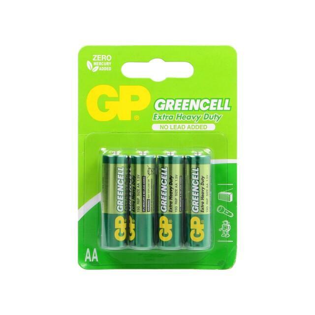 GP Battery: zinc-carbon; AA; 1.5V