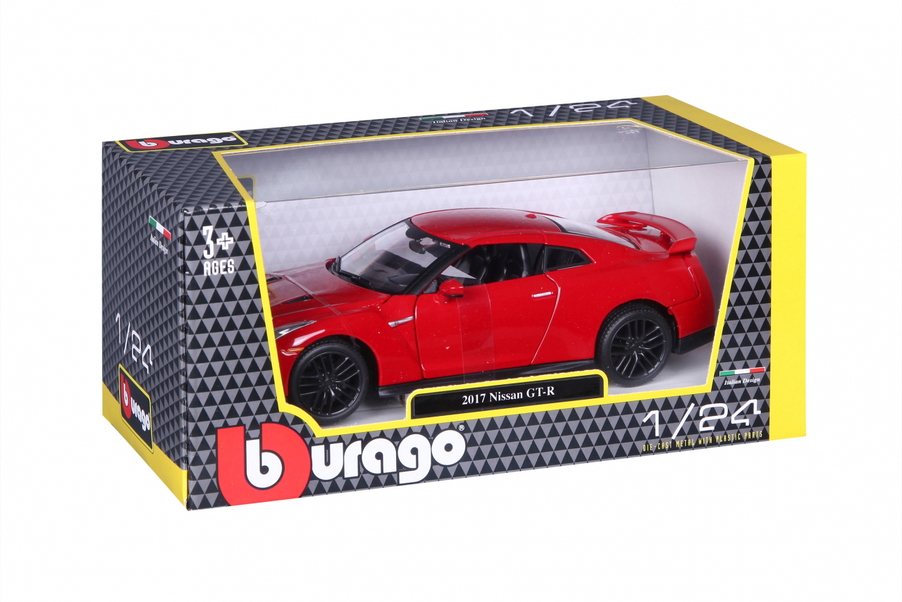 BBURAGO 1:24 automodelis Nissan GT-R, 18-21082