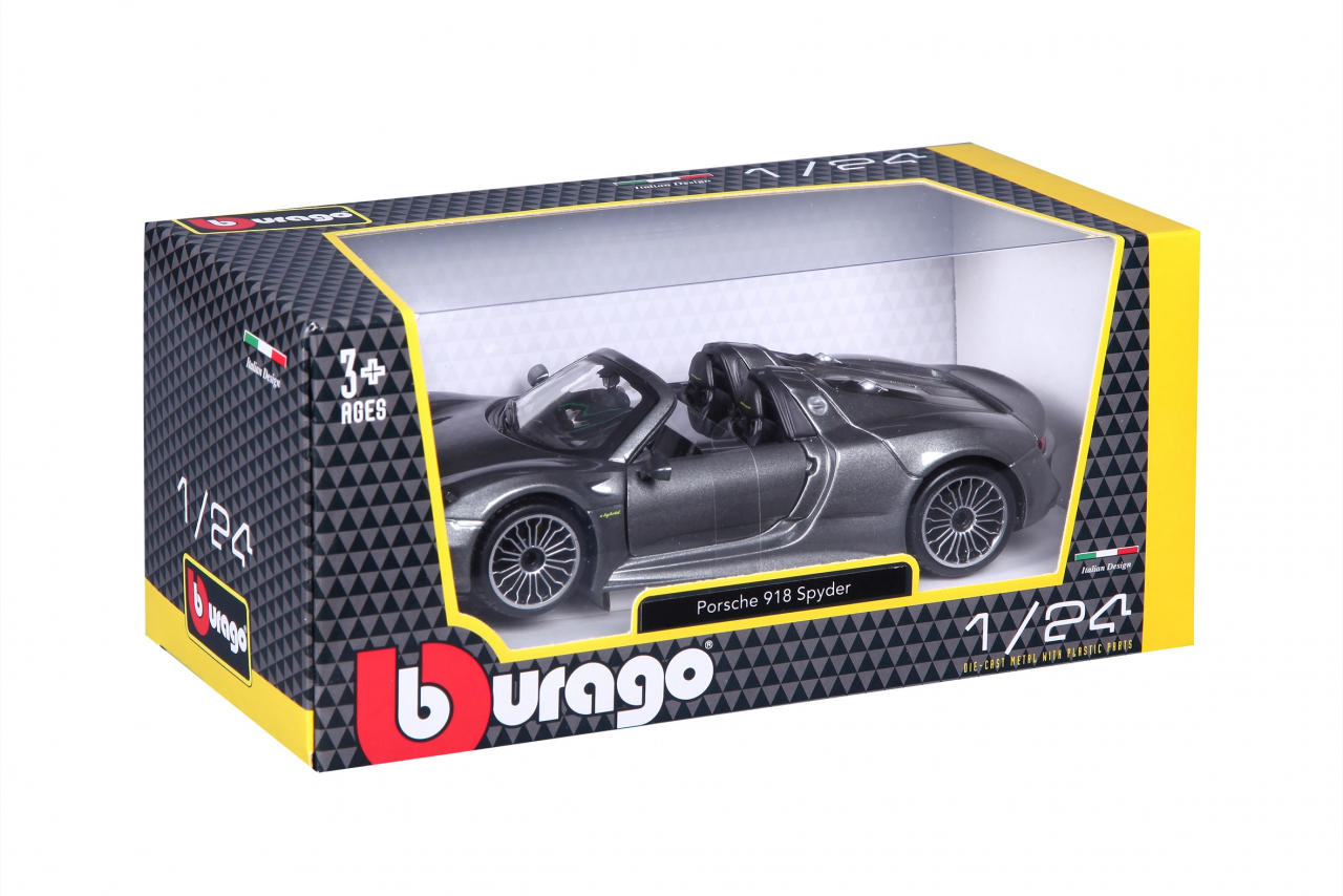 BBURAGO automašīna 1/24 Porsche 918 Spyder