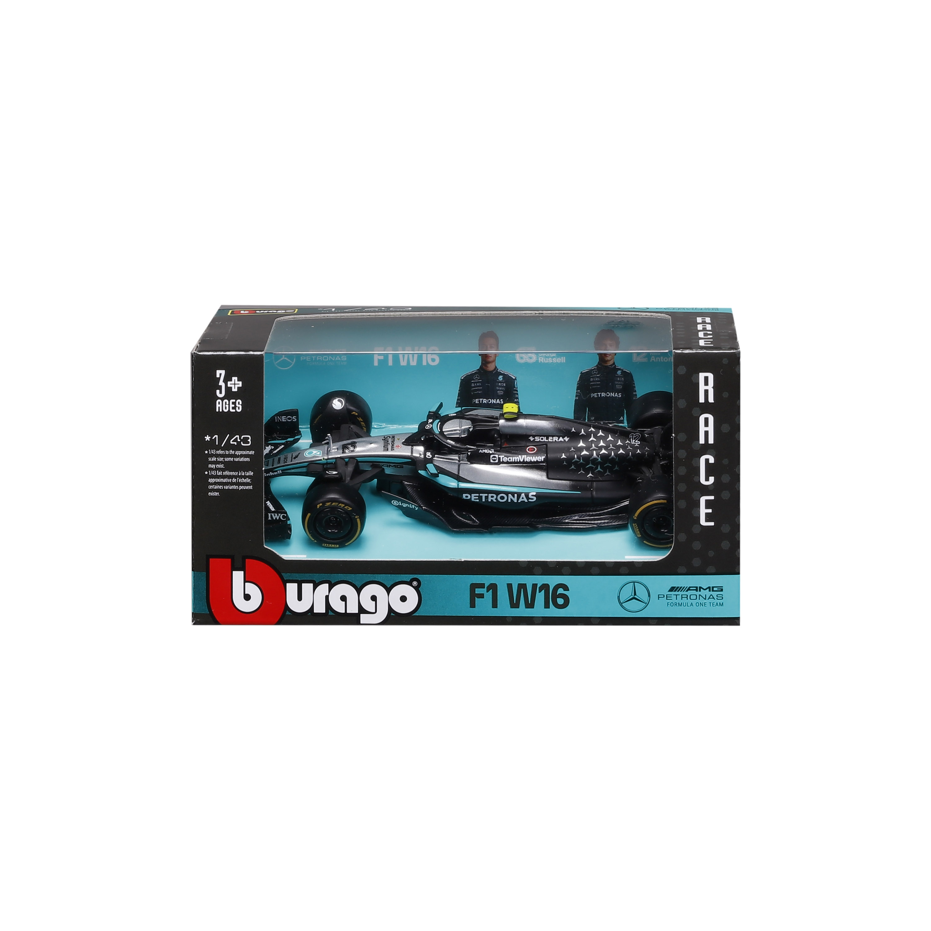 BBURAGO Mercedes-AMG Petronas W16E (2025) automašīnas
