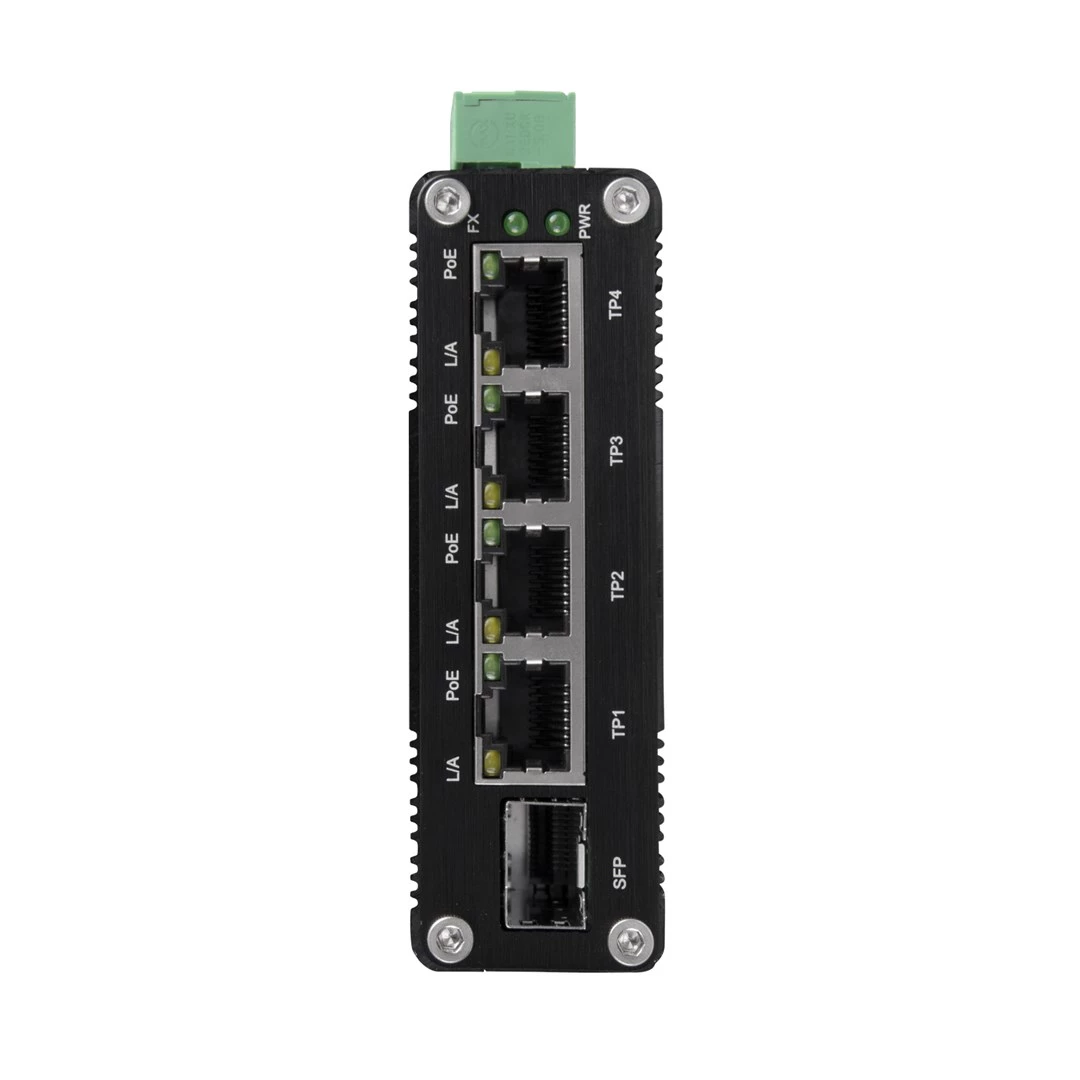 BCS-ISP04G-1SFP Industrial 4-Port Gigabit PoE+ Switch