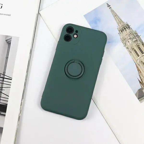 Beline Etui Silicone Ring iPhone 12
