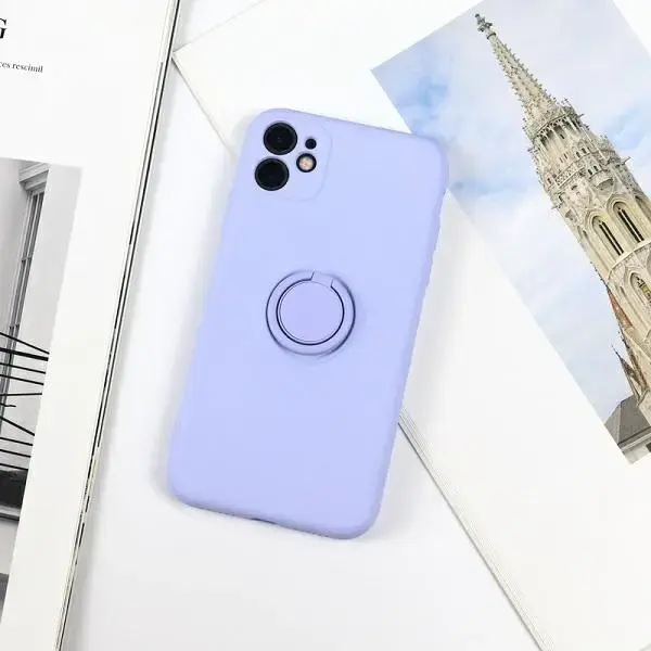 Beline Etui Silicone Ring iPhone 12
