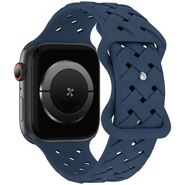 Beline pasek Apple Watch Silicone Woven