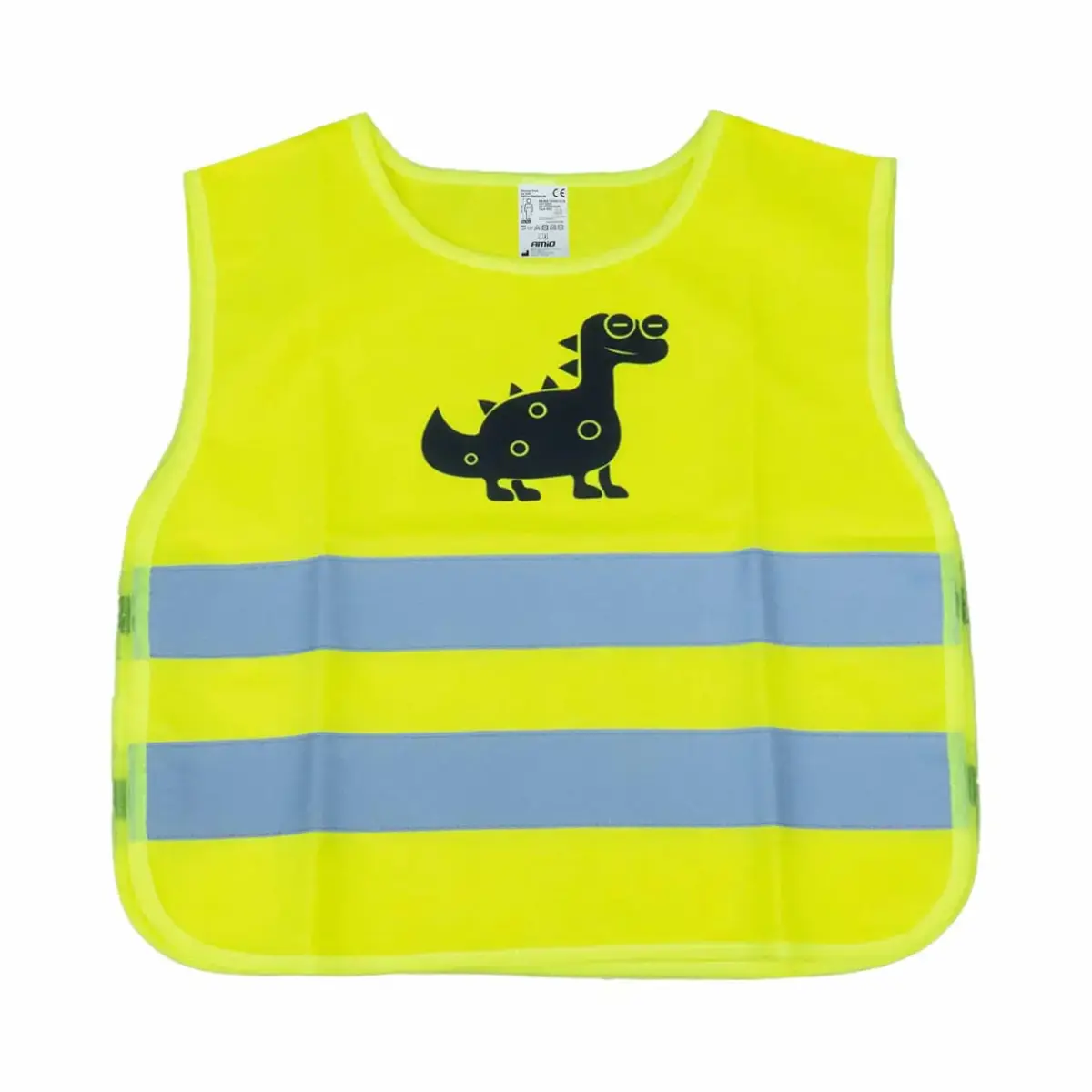 Bērnu drošības veste ar sertifikātu, dzeltena