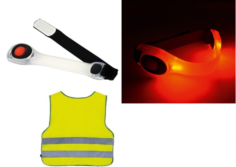 Bērnu drošības veste + Led aproce
