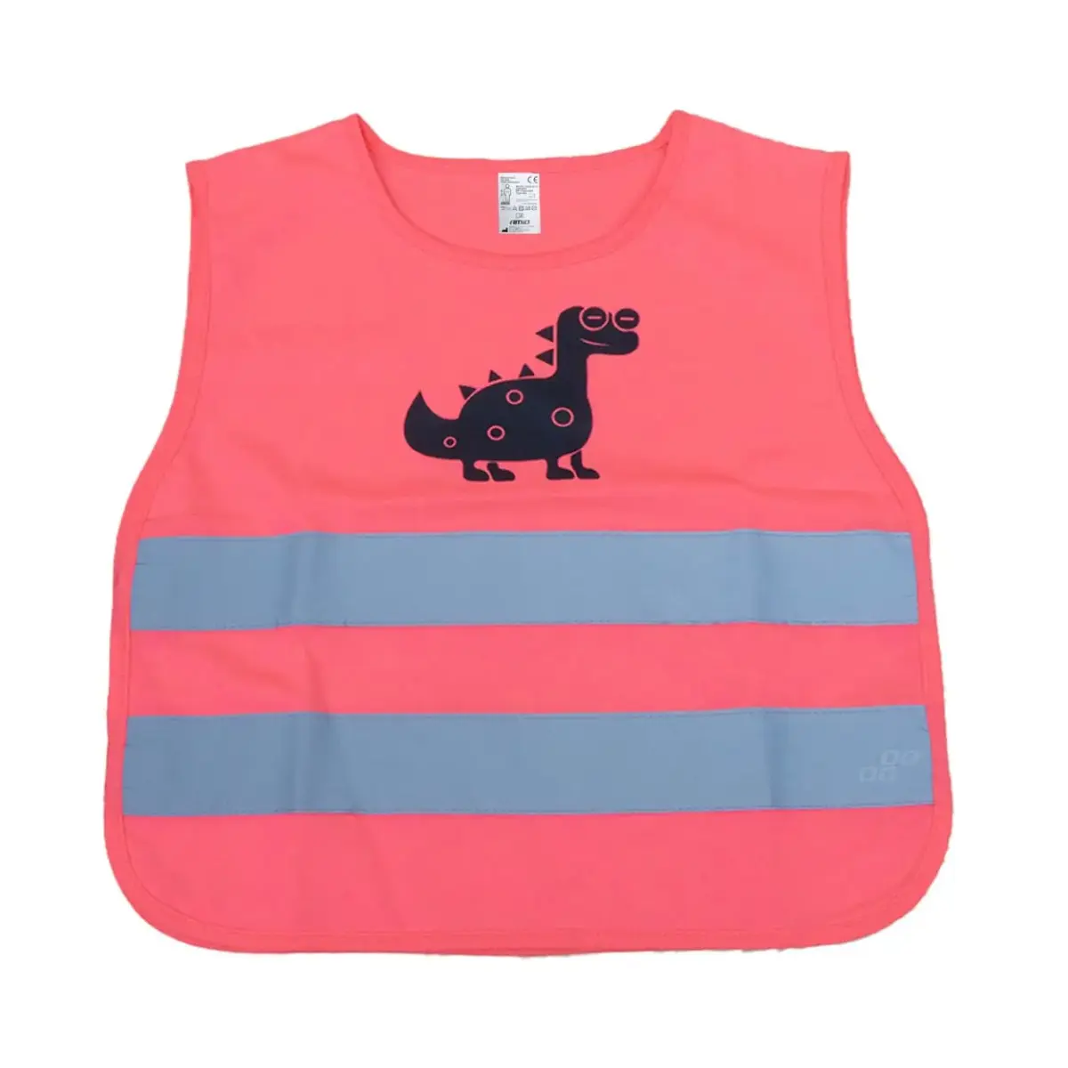 Bērnu drošības veste, rozā DINOSAUR AMIO-03989