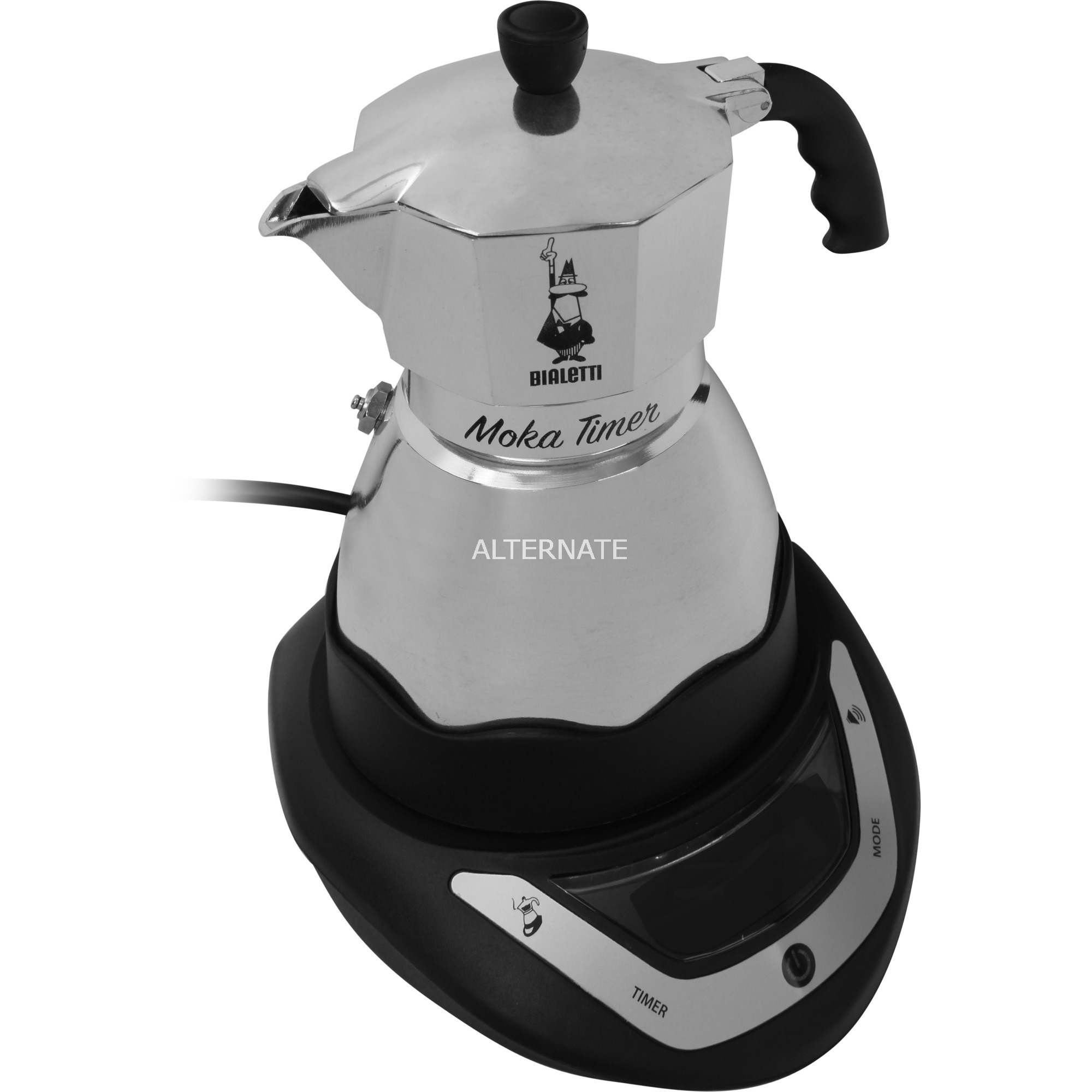 Bialetti Moka Timer 3 Tassen, programmierbarer