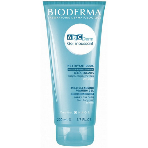 Bioderma ABCDerm Barojošs attīrošs attīrošs gēls
