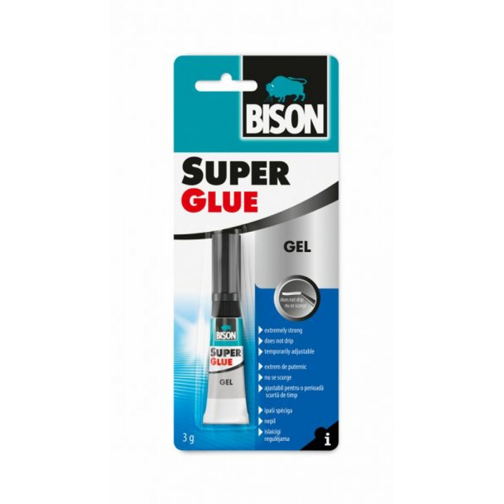 BISON līme  SUPER GLUE GEL (2g