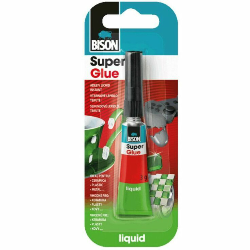 BISON līme SUPER GLUE LIQUID (3g