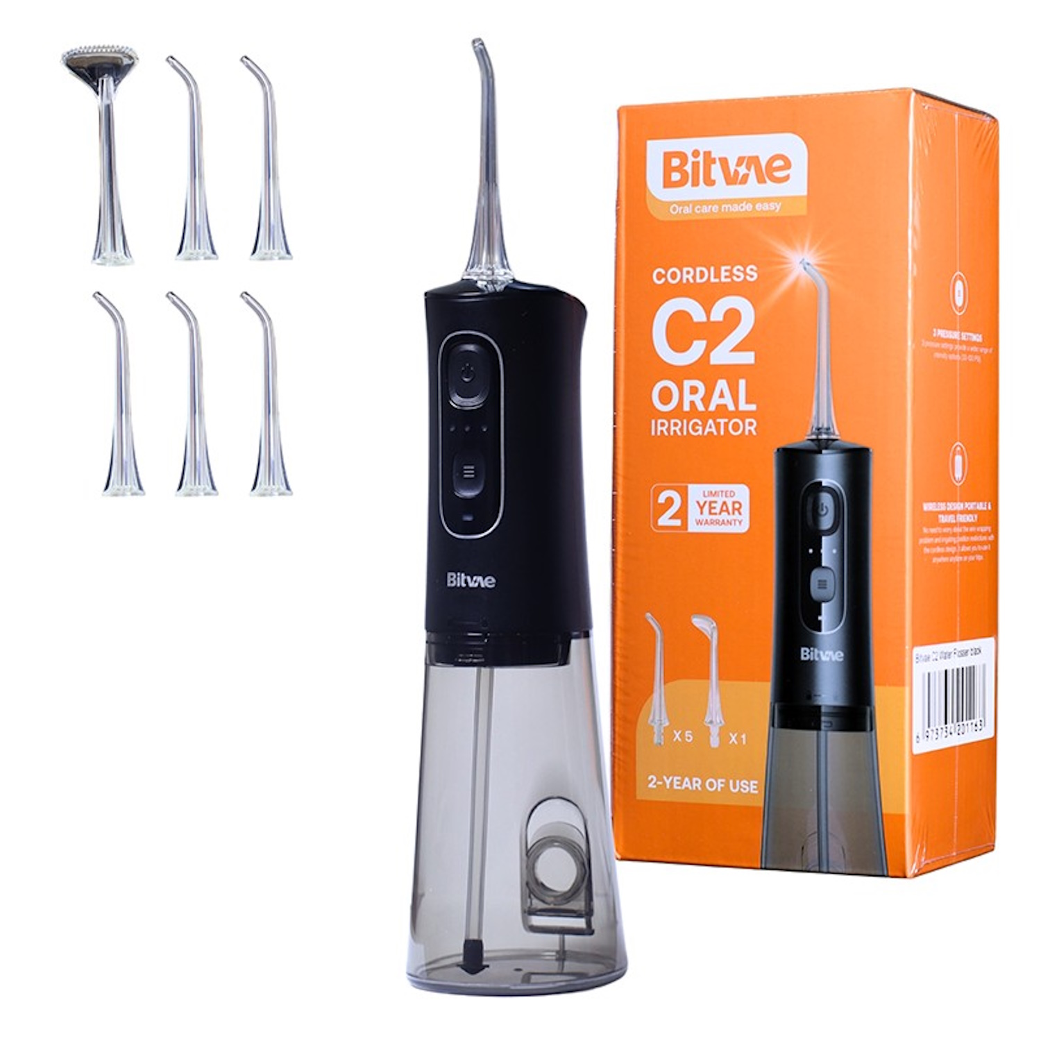 Bitvae C2 irigators 260ml ūdens tvertne
