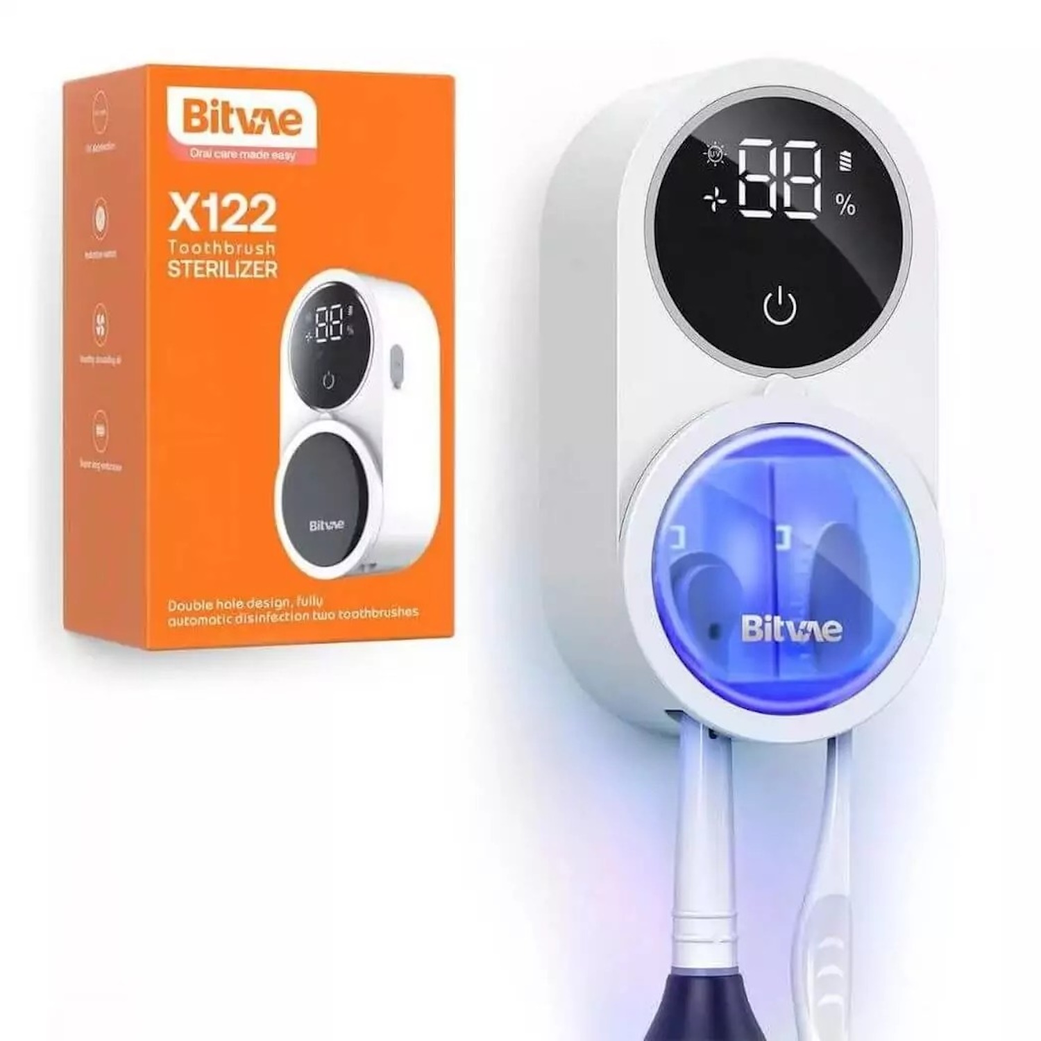 Bitvae X122 universāls zobu birstes sterilizators