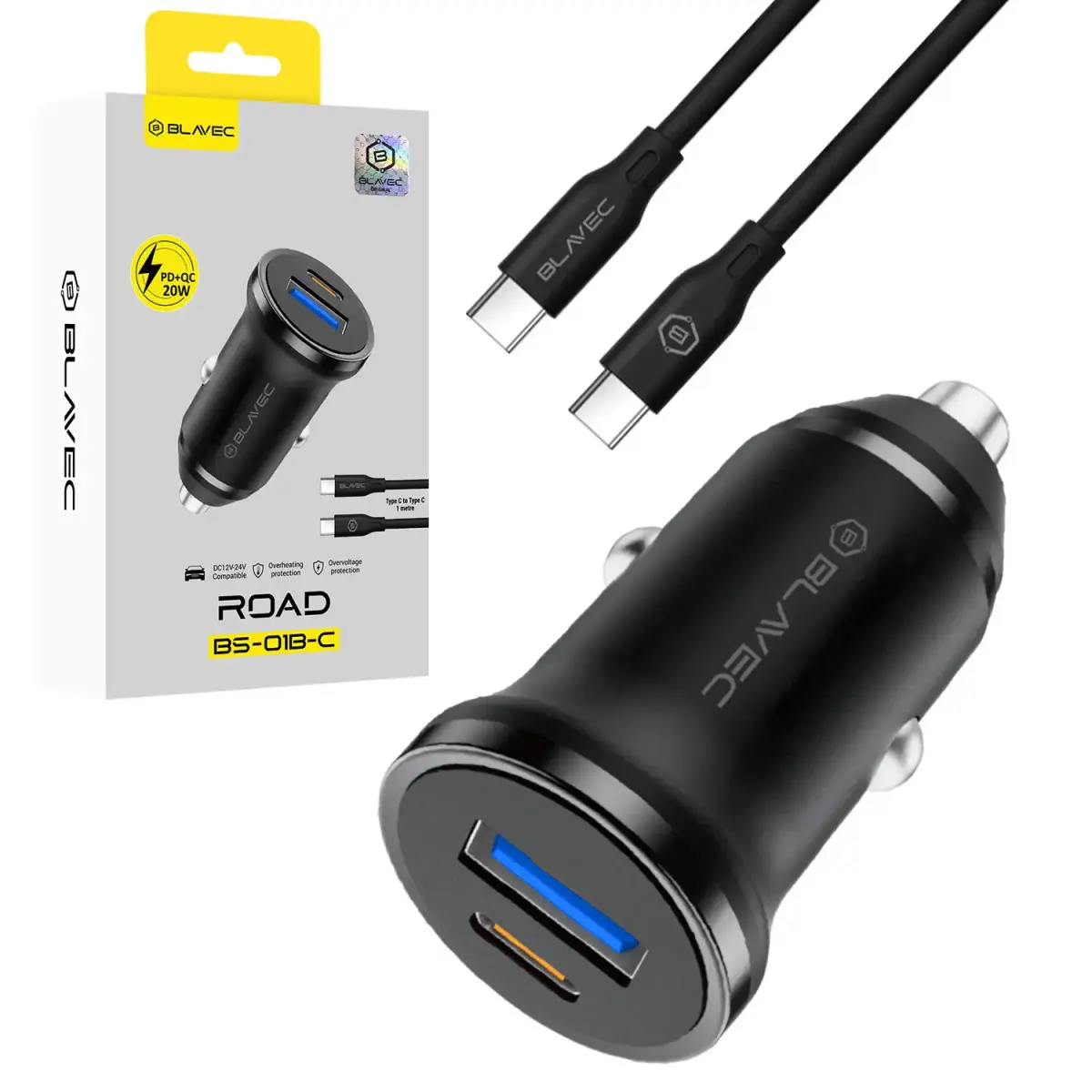 Blavec Car charger BS-01B-C Road -