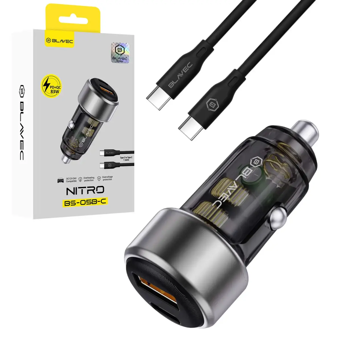 Blavec Car charger BS-05B-C Nitro -
