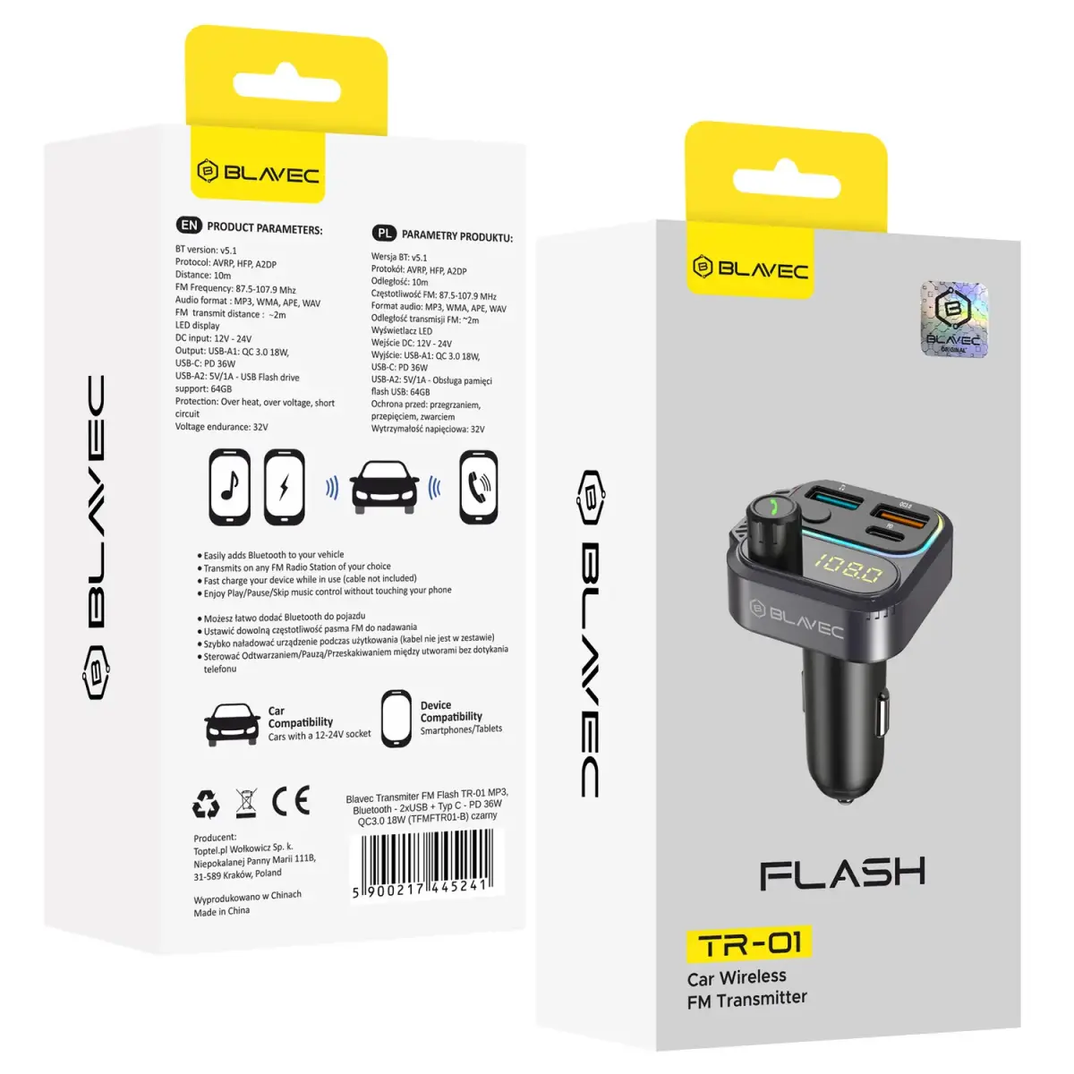 OEM Blavec FM Transmitter Flash TR-01