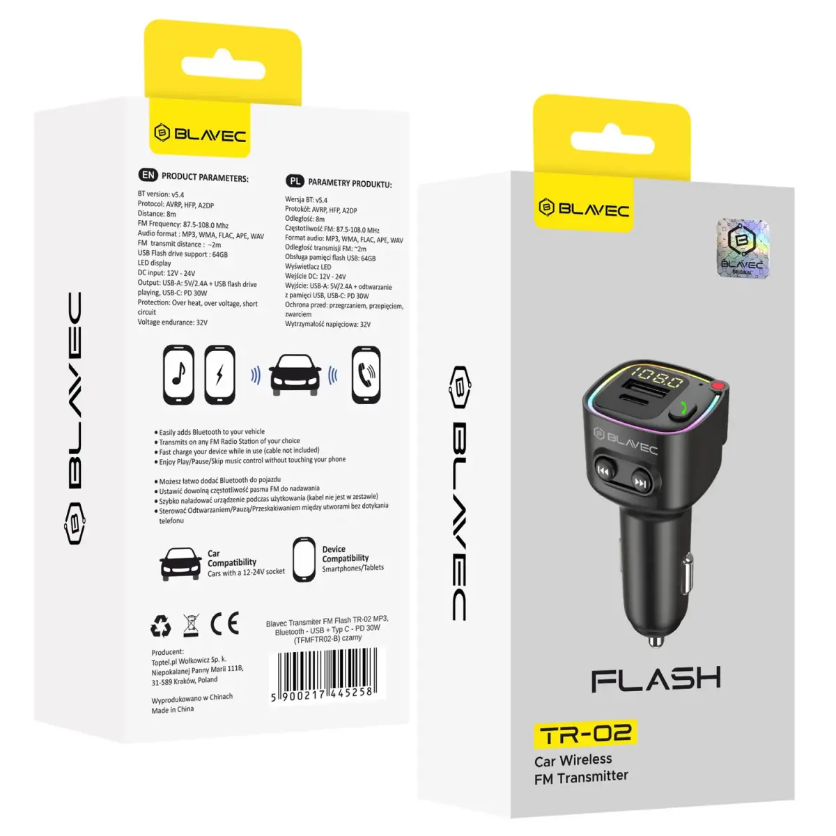 OEM Blavec FM Transmitter Flash TR-02