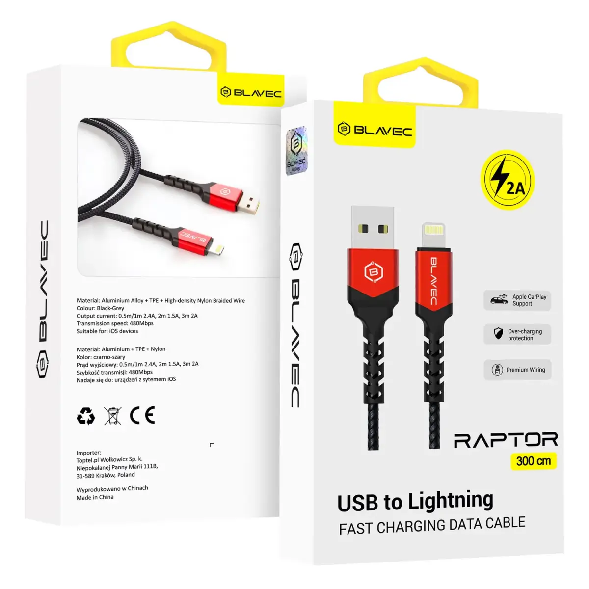 OEM Blavec Raptor datu pārraides un
