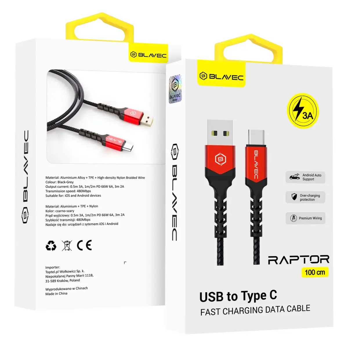 OEM Blavec Raptor datu pārraides un