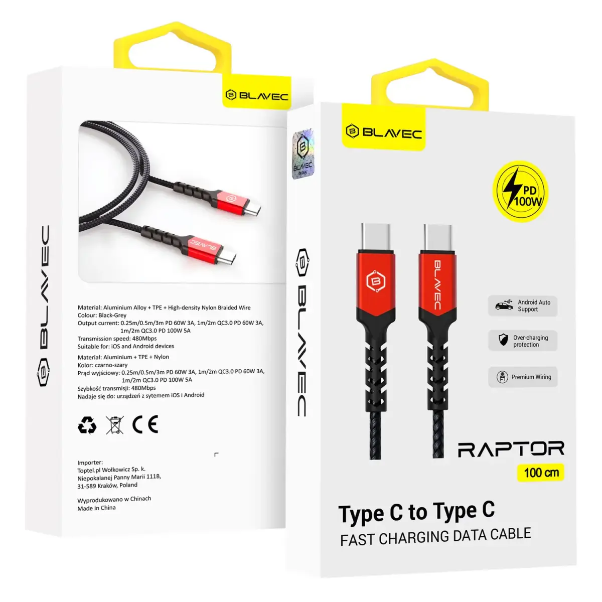 OEM Blavec Raptor datu pārraides un