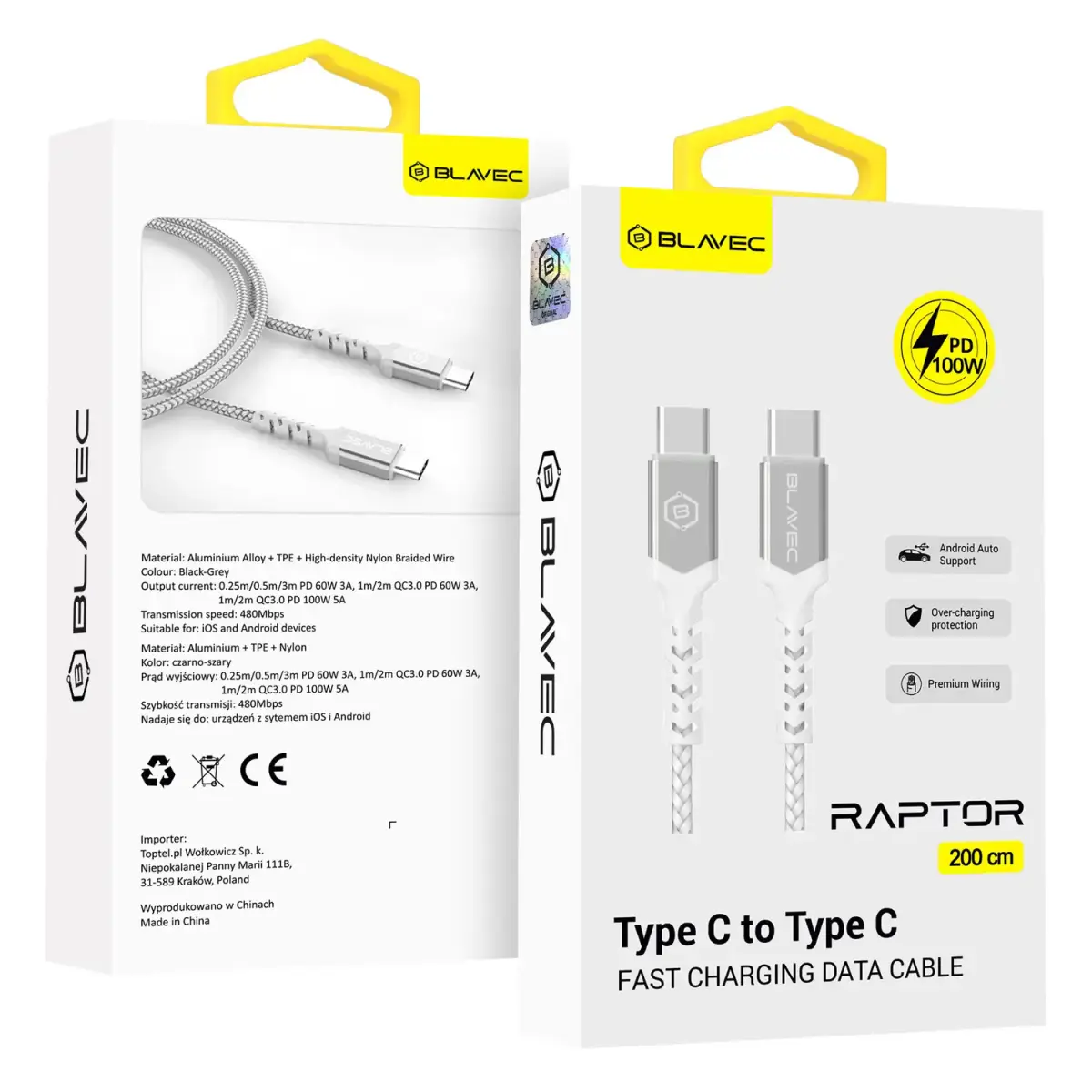 OEM Blavec Raptor datu pārraides un
