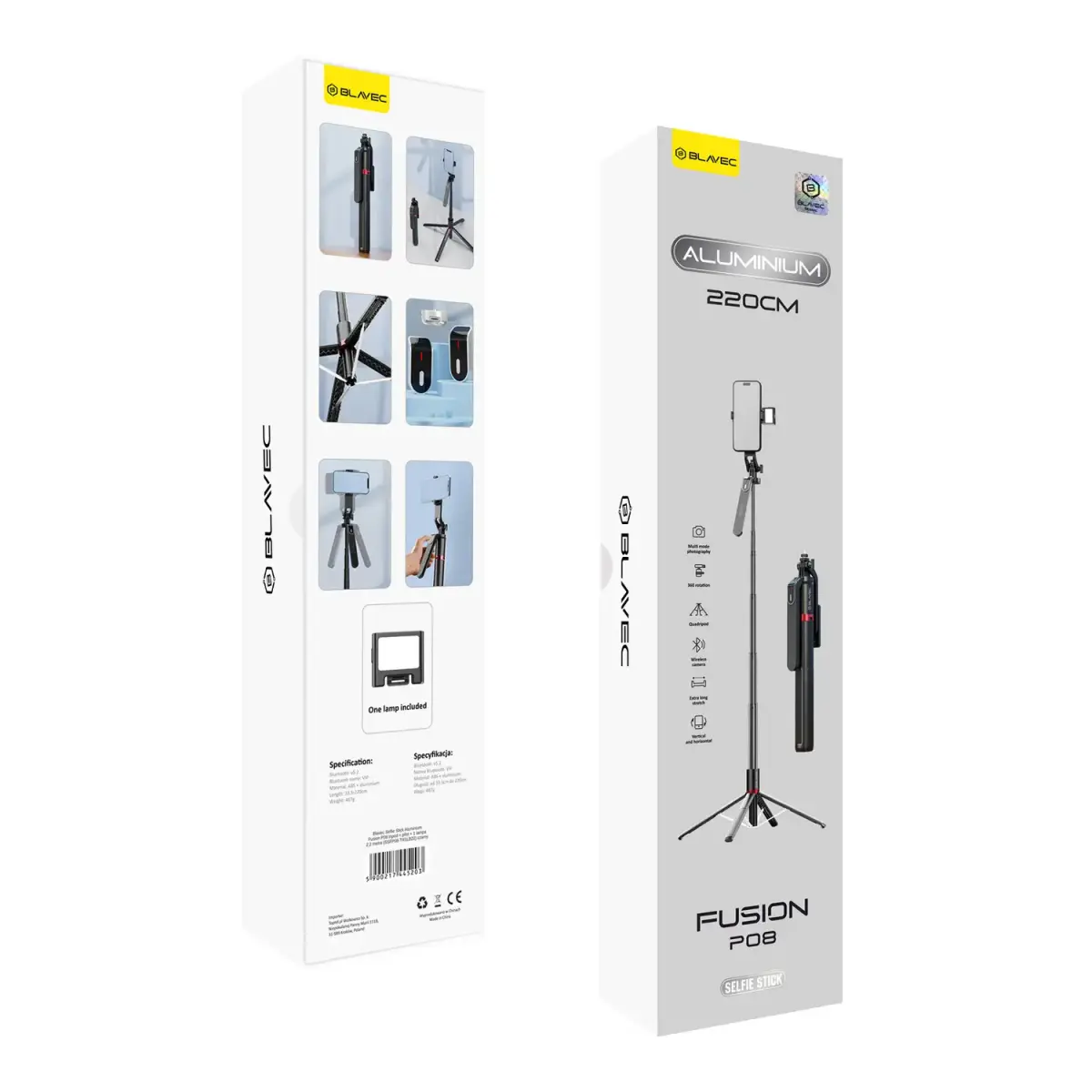 OEM Blavec Selfie Stick Aluminium Fusion
