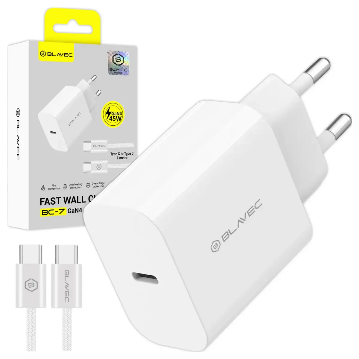 Blavec Wall charger BC-7 GaN4 -