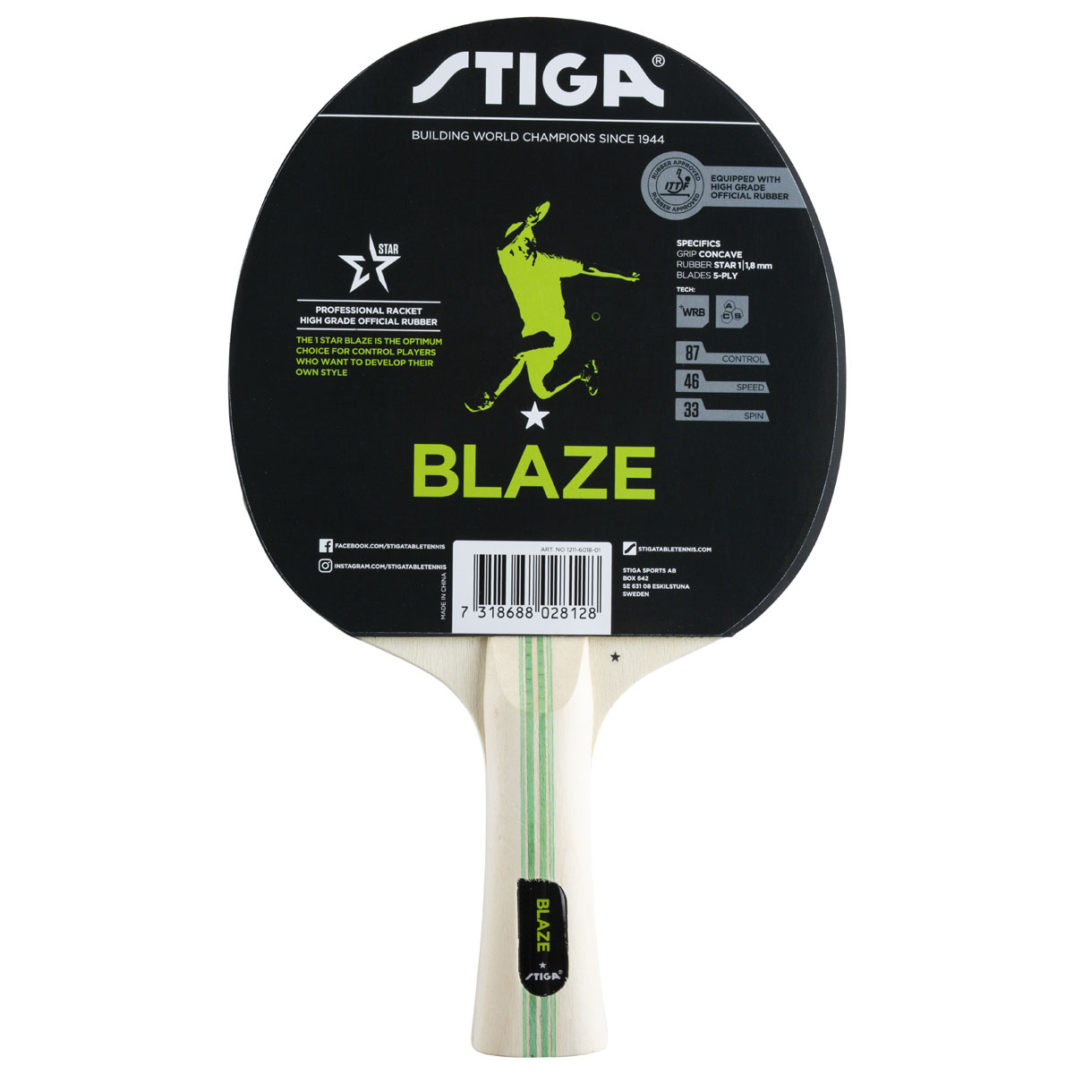 Blaze WRB 1* (concave) galda tenisa