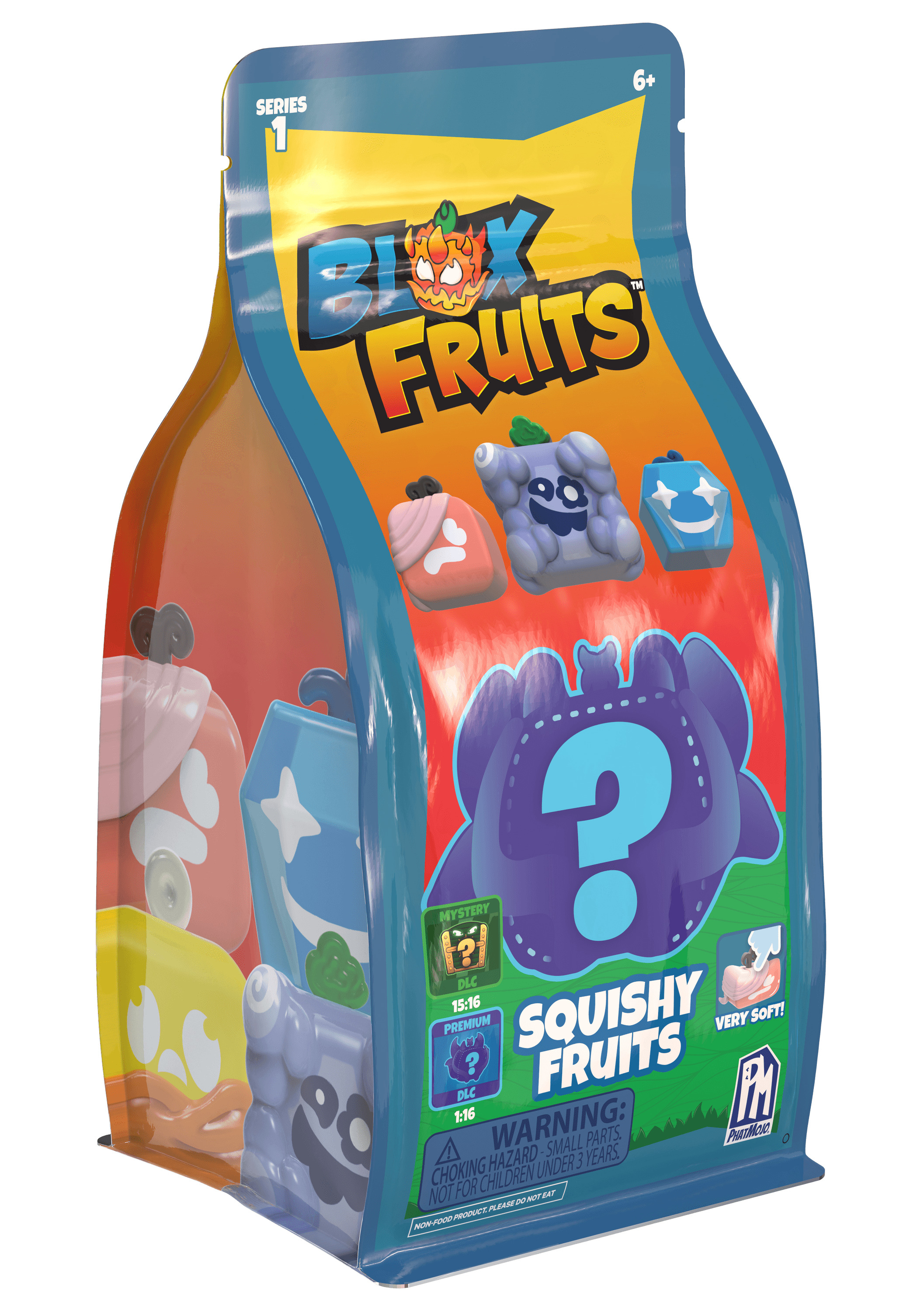 PHATMOJO BLOX FRUITS Squishy figūriņa slēgtā