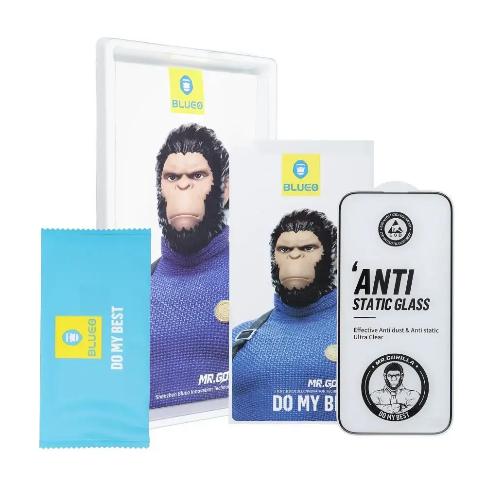 BlueO 5D Mr. Monkey aizsargstikls telefonam