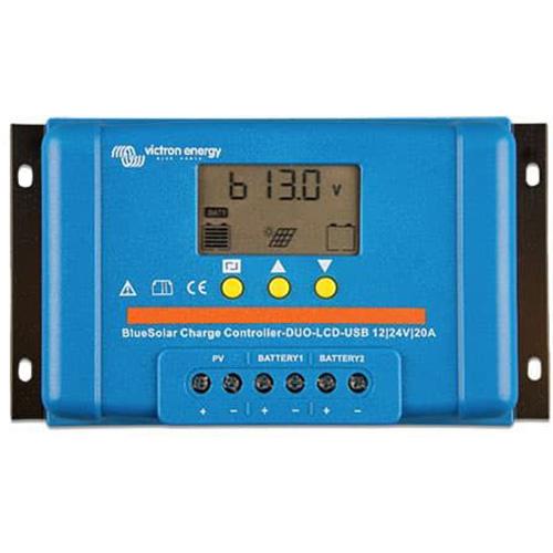 VICTRON ENERGY BlueSolar PWM DUO-LCD&USB 12/24V-20A