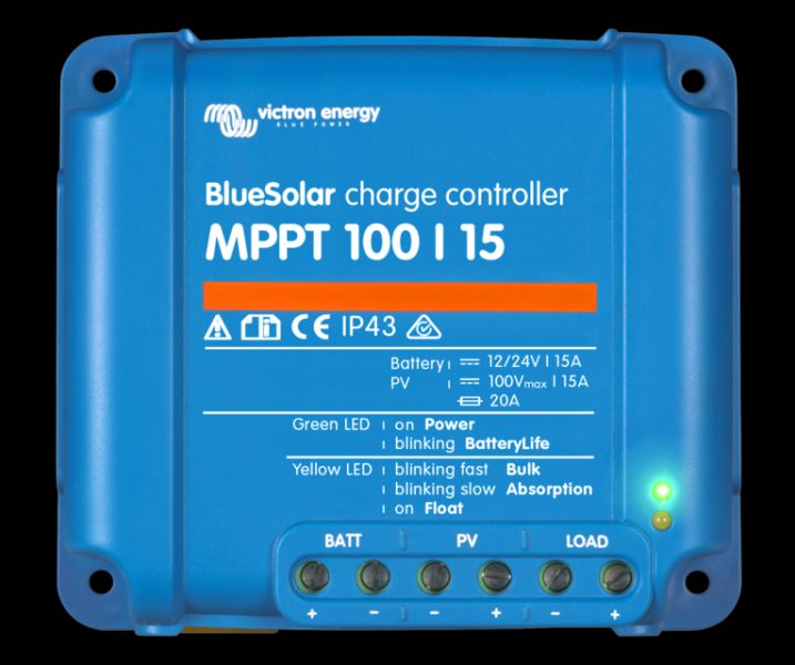 VICTRON ENERGY BlueSolar PWM-LCD&USB 12/24V-10A |