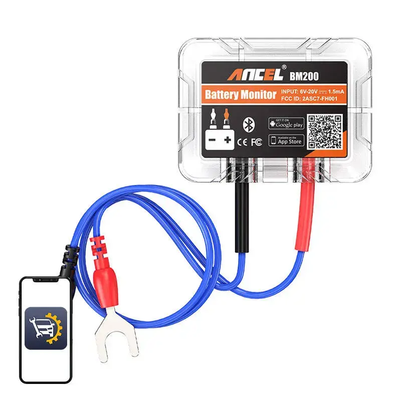Bluetooth Battery Tester Ancel BM200 6-20V