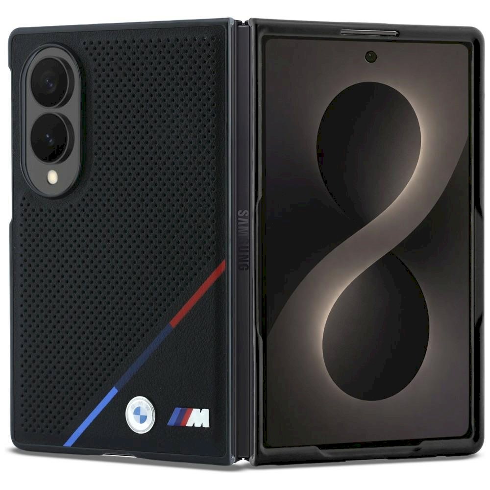 BMW M Leather Case Perforated Tricolor