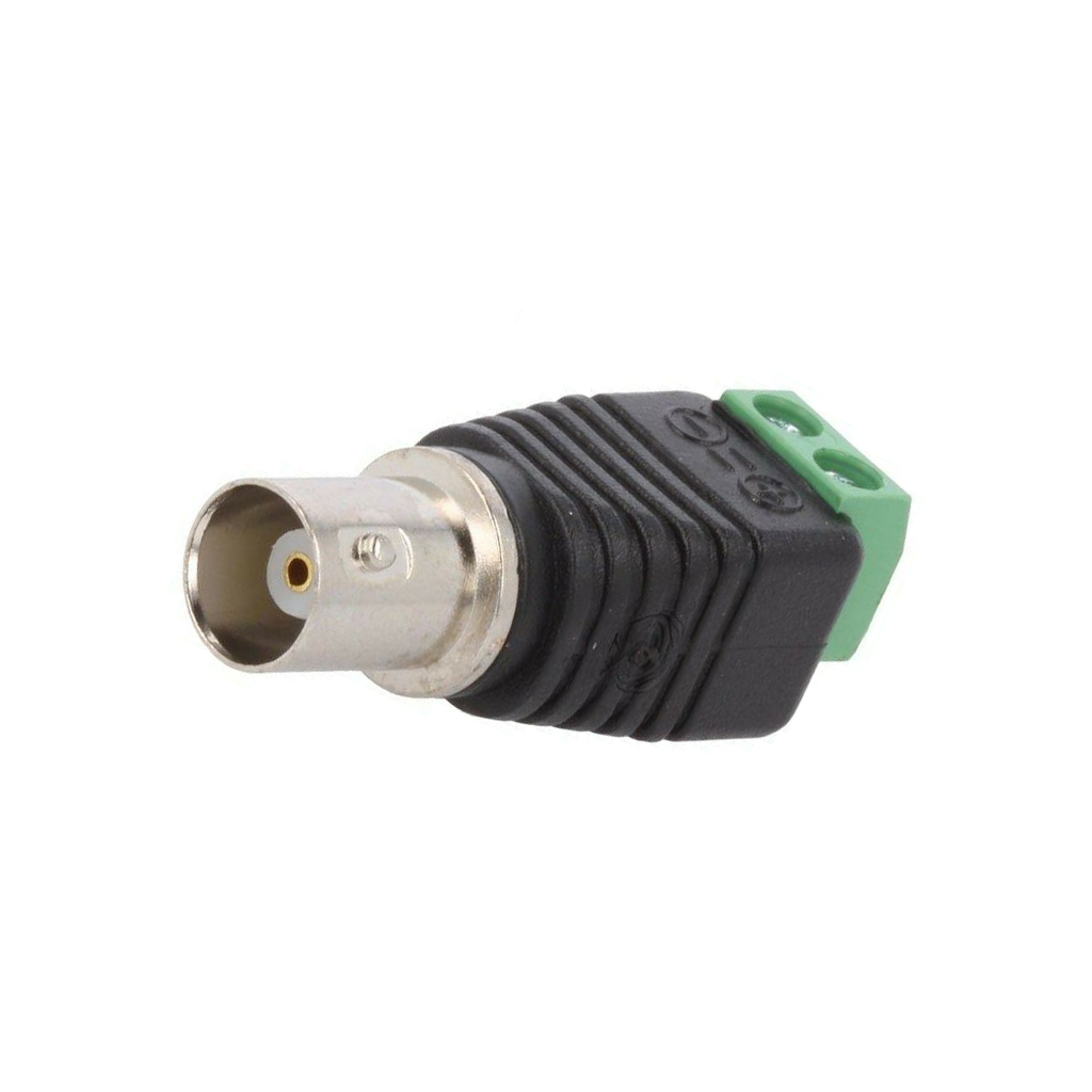 BNC female, adapteris terminal block |