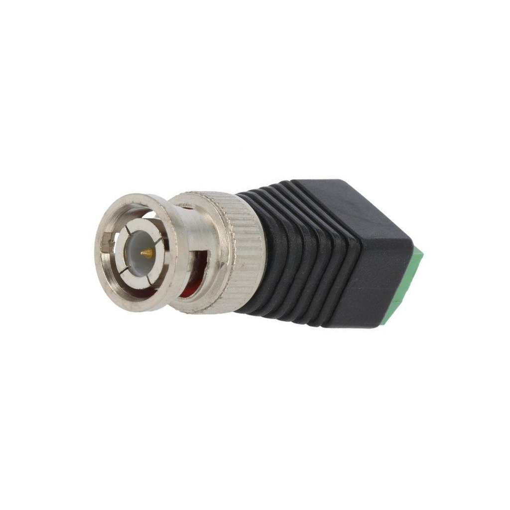 BNC male, adapteris terminal block |