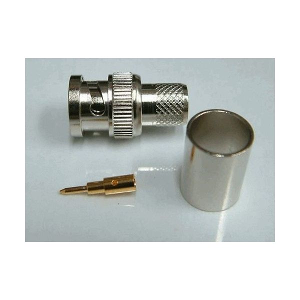 CHANG-HONG BNC male plug crimp-solder RG213/214/RT50/CFD400