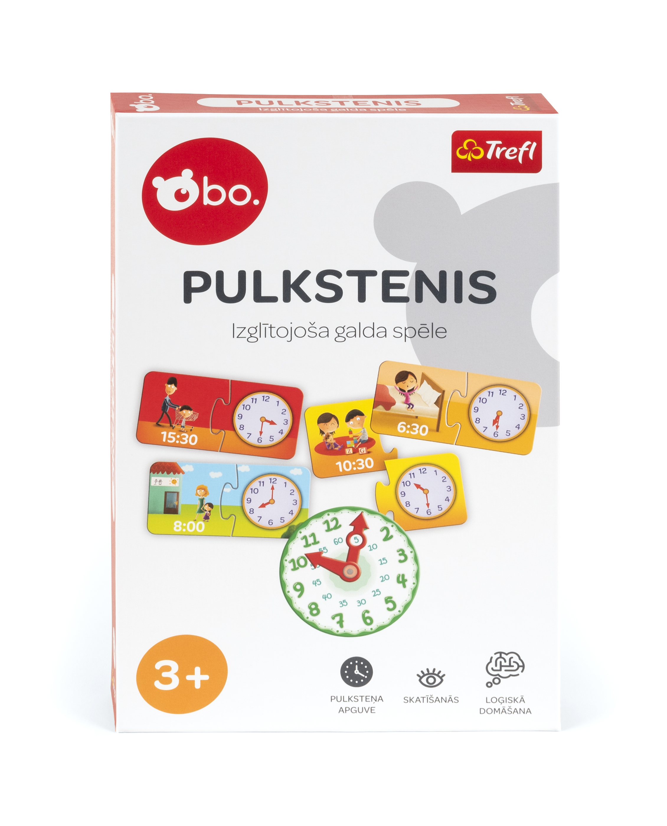 Bo. Izglītojošā galda spēle "Pulkstenis&quot