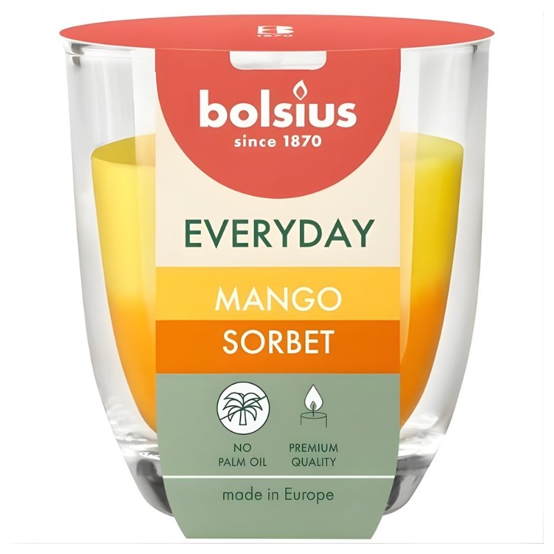 BOLSIUS Svece arom. stikla gl. Everyday