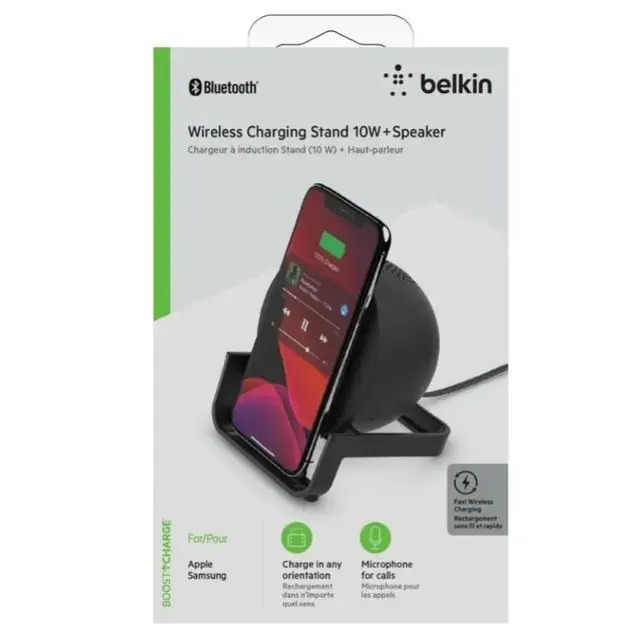 BELKIN BoostCharge Wireless Stand + Speaker