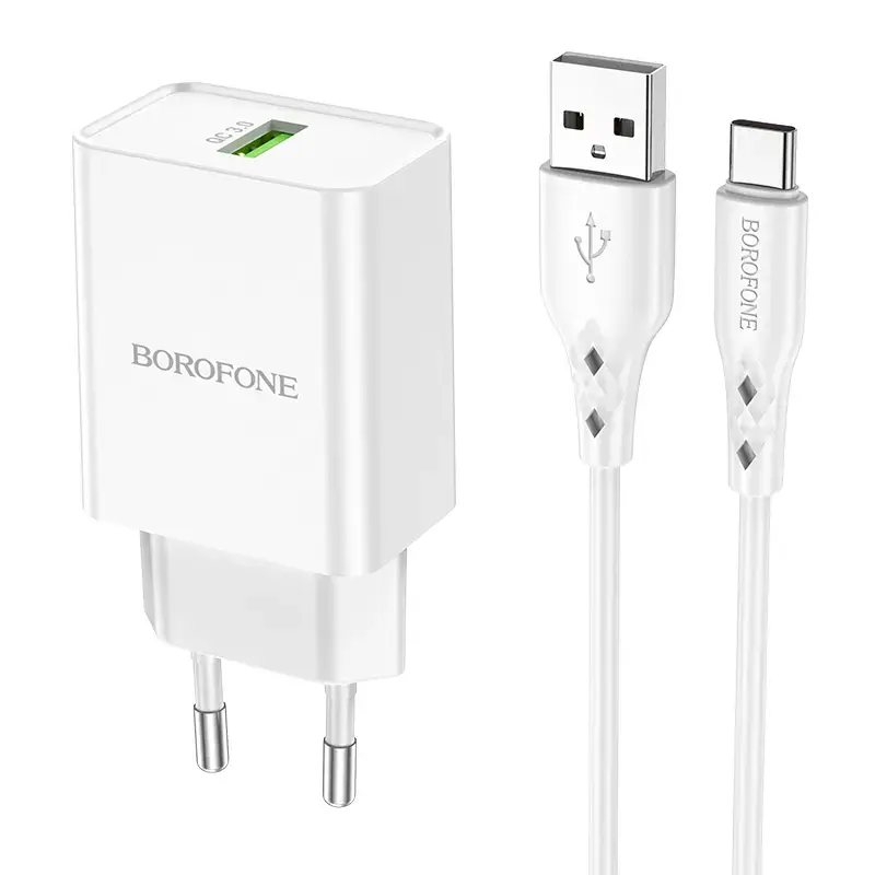 OEM Borofone BN5 tālruņa lādētājs USB