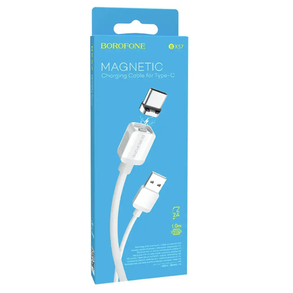 Borofone Magnetic BX57 USB-C kabelis 100cm