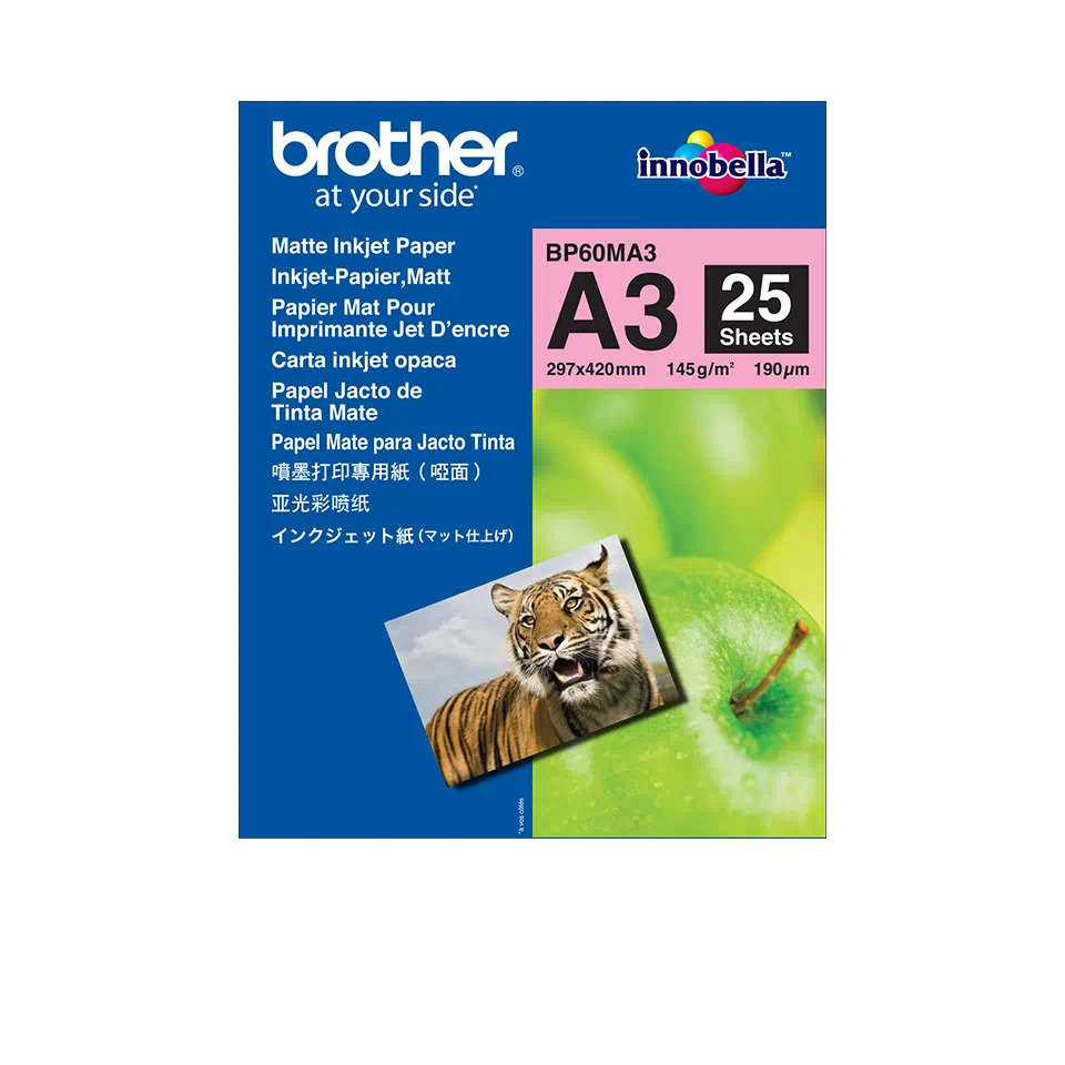 BP-60MA3 Matt A3 Brother papīrs 145g/m2