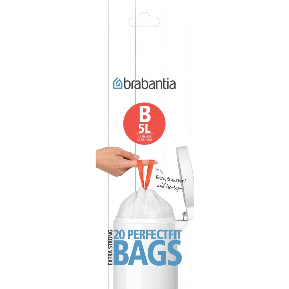 BRABANTIA atkritumu tvertņu maisiņi, 5 l