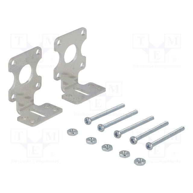Bracket; silver; for micromotors with gear