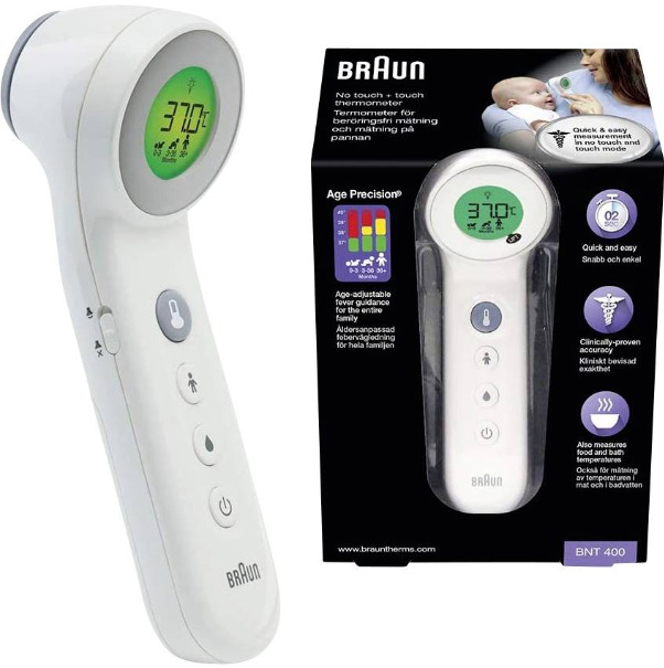 Braun BNT400 Skaitmeninis Termometrs | BNT400-WH